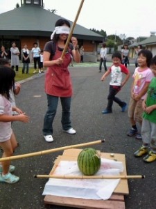 9-19　親子レク　すいかわり