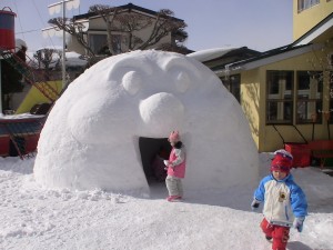 アンパンマンのかまくら