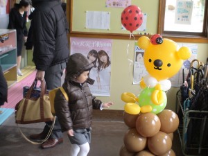 ご入園　風船