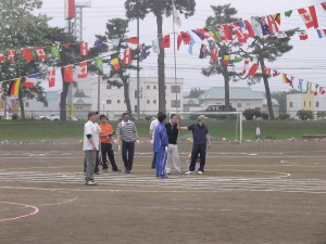 運動会　準備