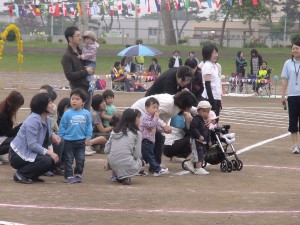 運動会　幼児レース